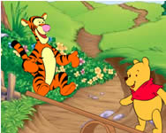 Pooh and Tigers Hunny Jump macis HTML5 jtk